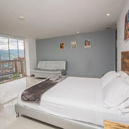 Mountain And City Views Loft Ultra-Fast Internet Medellin Exterior photo